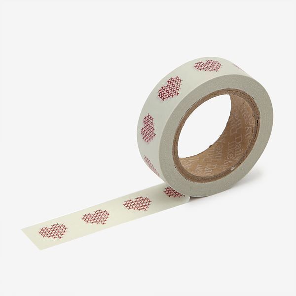 Masking tape single - 159 Heart cross stitch