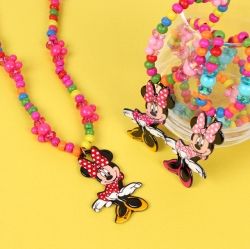 미니마우스 목각목걸이(랜덤발송)