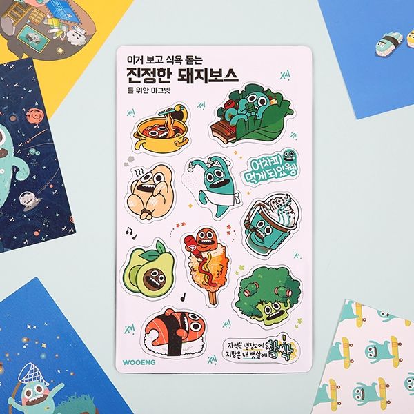 바보 요정 웽 마그넷 세트