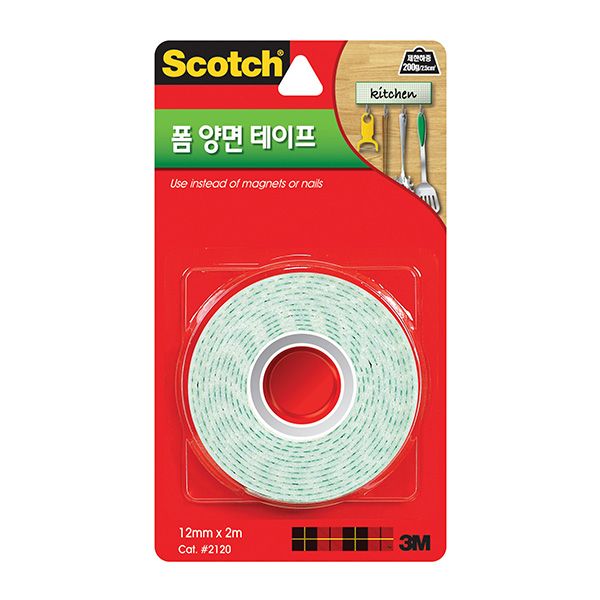 스카치 폼 양면 테이프(12mmx2m)