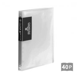 반투명 링 크리어파일 40매 HV357 [40매A4]