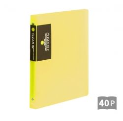 반투명 링 크리어파일 40매 HV357 [40매A4]