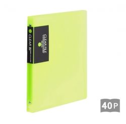 반투명 링 크리어파일 40매 HV357 [40매A4]