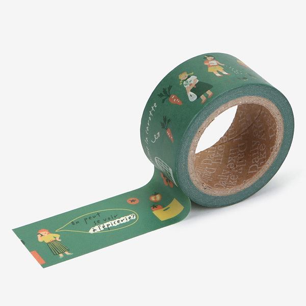Masking tape 25mm - 09 Greengrocery store