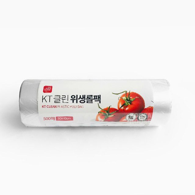 KT클린 위생롤팩 중 (300X400mm)  500매