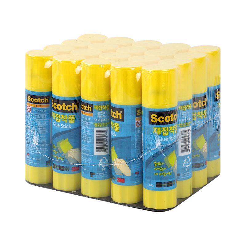 스카치 재접착풀 14g (20개 1세트)