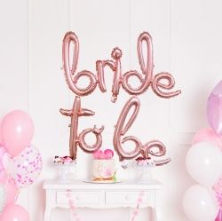 브라이드투비 풍선 세트 (흘림체 로즈골드)