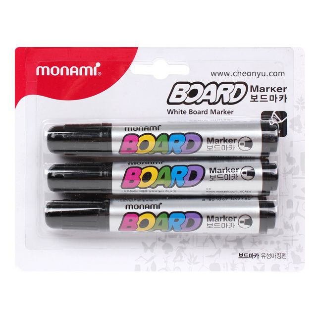화이트 보드마카 블랙 3개입