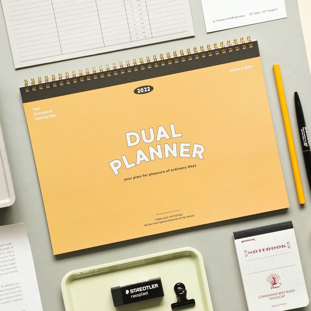 2022 듀얼 데스크 플래너