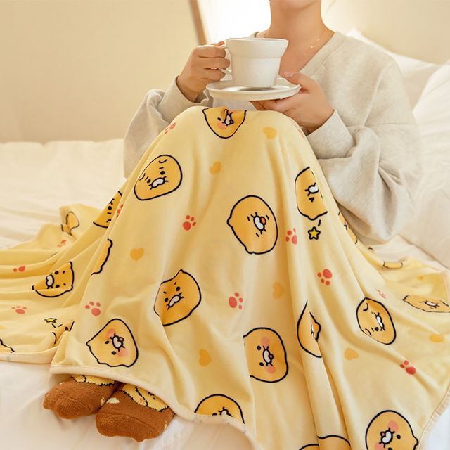 포근한 느낌의 무릎담요 제작