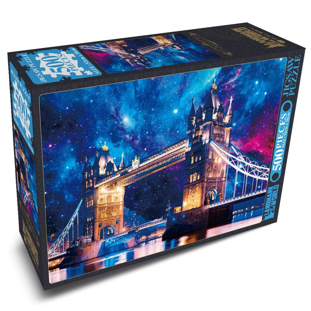 세계 랜드마크 직소퍼즐 500조각_타워브리지의 우주쇼