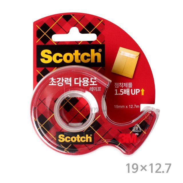 초강력 다용도 테이프 198S (19mmX12.7m)_(4개 1세트)