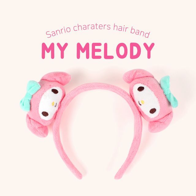 마이멜로디 인형 머리띠