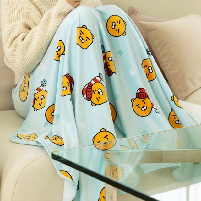 카카오프렌즈 헬로투스노우 무릎담요