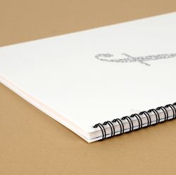 심플 A4 PP 음악 스프링노트