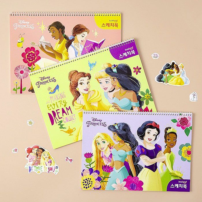 디즈니 프린세스 스케치북 (랜덤발송)