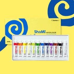 샤미 수채화물감 10ml 12색
