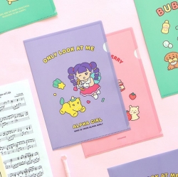 인디고어린이 초등 알파걸 L홀더 (A4 파일) 