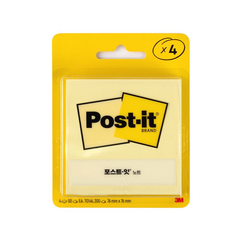 포스트잇 노트 그리움노랑 5400 (76x76)