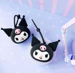 쿠로미 블랙 페이스 미니 가방걸이