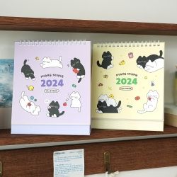 냥냥 2024 탁상 캘린더 랜덤발송