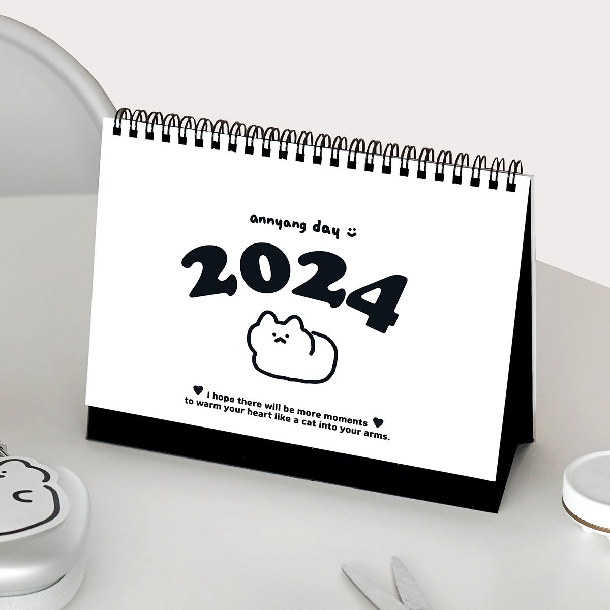 2024 탁상 달력-안냥력