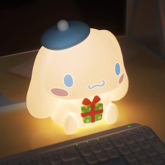 시나모롤 베레모 선물 실리콘 무드등