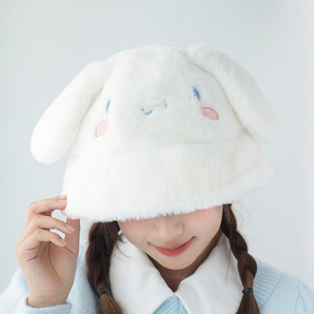 시나모롤 폭신 벙거지 모자