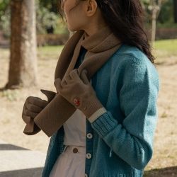 마이 버디 자수 울 장갑 - 01 동구
