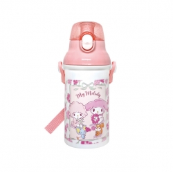 마이멜로디 플라워리스 원터치 물통 400ml
