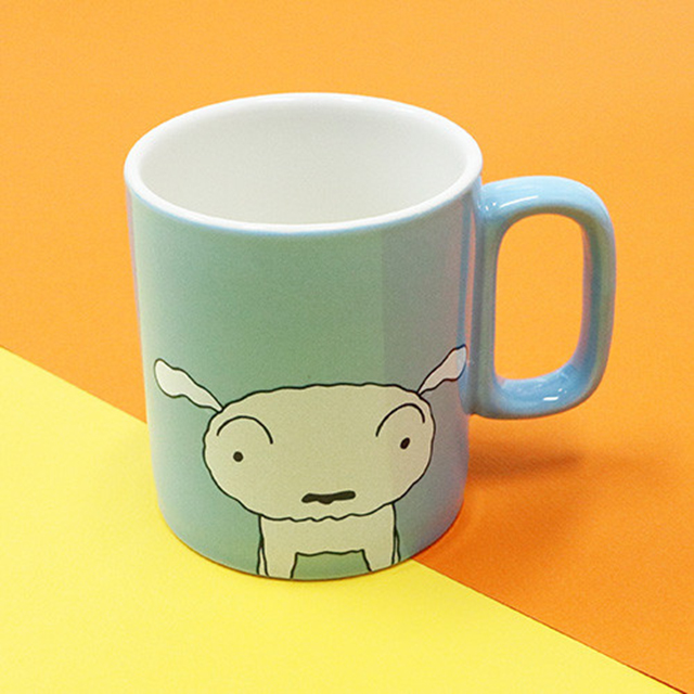 짱구는못말려 도자기머그 - 흰둥이