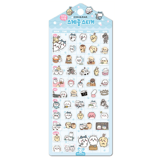 치이카와 스케줄 스티커 - 먼작귀친구들