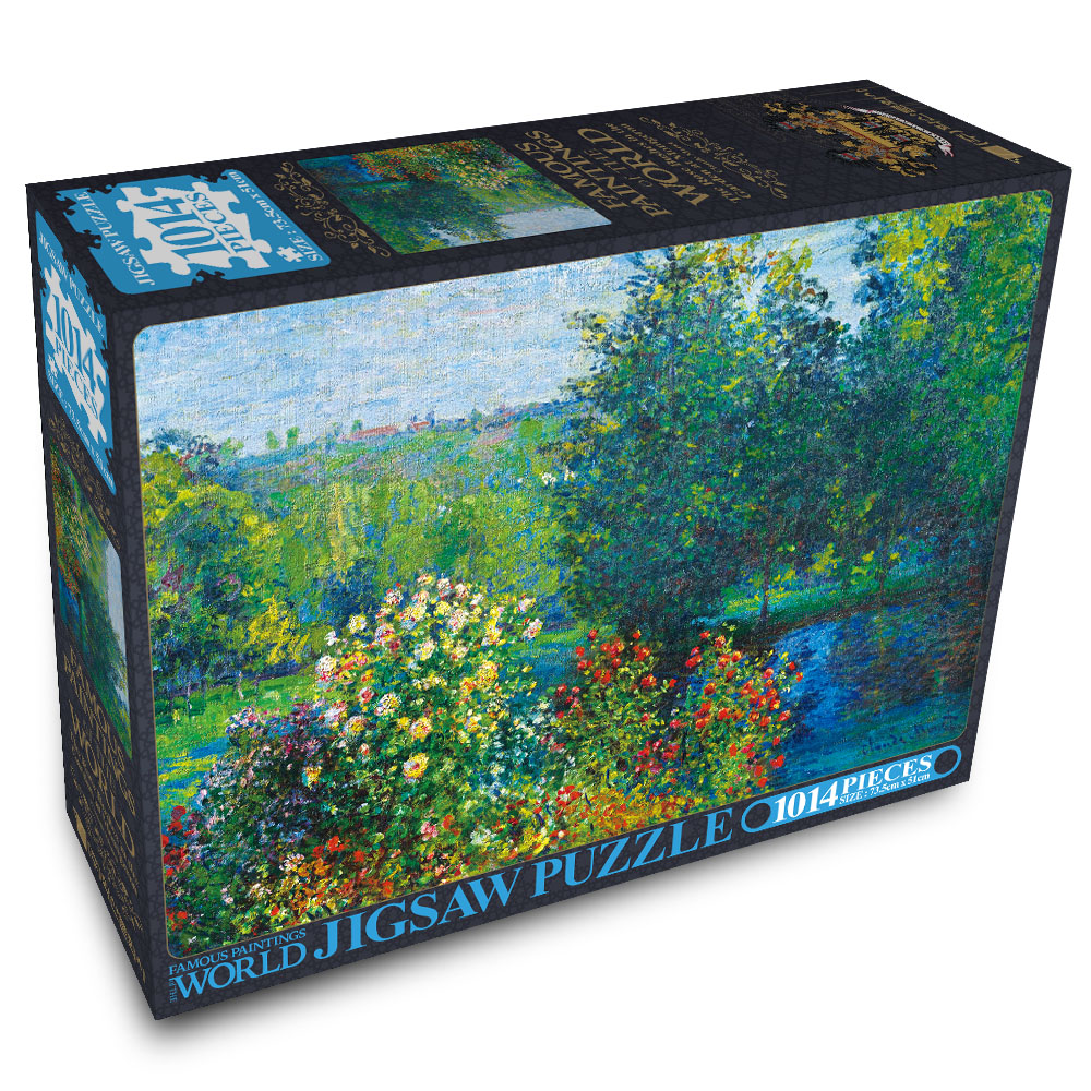 세계명화 직소퍼즐 1014조각_몽게론 정원의 장미 덤불 1879