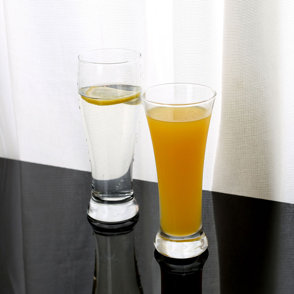 나팔 글라스컵 350ml (6개 1세트)