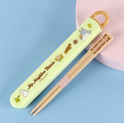 토토로 고양이버스 슬라이드 젓가락 케이스 세트 16.5cm