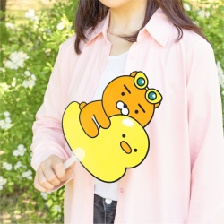 카카오프렌즈 오리튜브 PP 부채