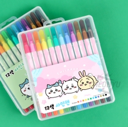 치이카와 12색 사인펜