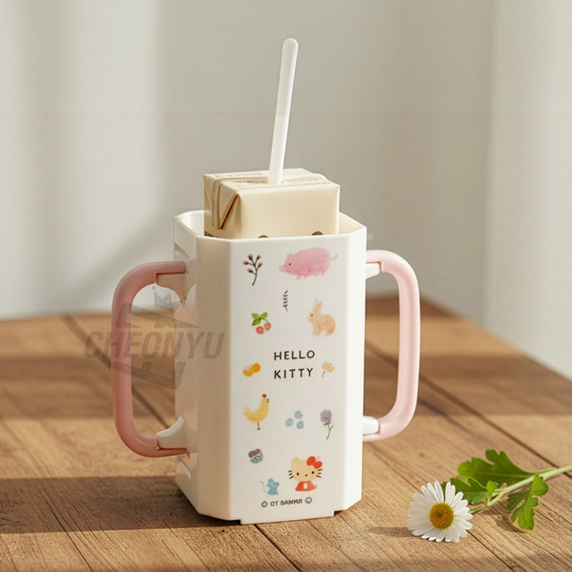 헬로키티 접이식 슬림 팩음료 홀더