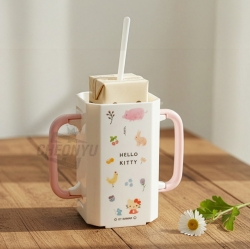 헬로키티 접이식 슬림 팩음료 홀더