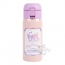 마이멜로디 쿠로미 원터치 스텐 보틀 350ml
