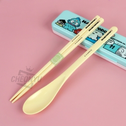 한교동 코믹 소음방지 수저 콤비세트 18cm