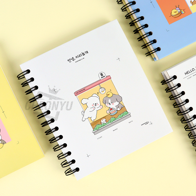 이리눕개 사각스프링노트