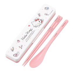 헬로키티 수채 코스메 소음방지 콤비세트 18cm