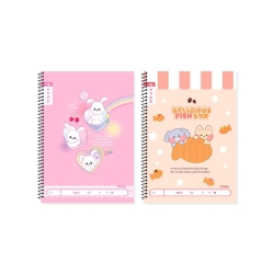 1200 초등슬림쓰기10칸_여 (10개 1세트) (랜덤발송)