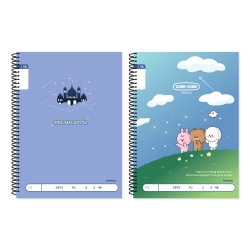 1200 초등슬림무제 넓은칸_남 (10개 1세트) (랜덤발송)