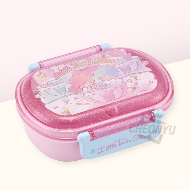 리틀트윈스타 놀이공원 돔형 1단 라운드 도시락 360ml