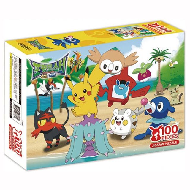 NEW 포켓몬스터 썬앤문 직소퍼즐 100pcs - 썬＆문 