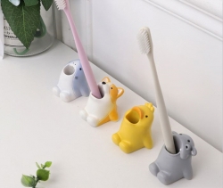 귀여운 캐릭터 동물 칫솔 홀더 거치대
