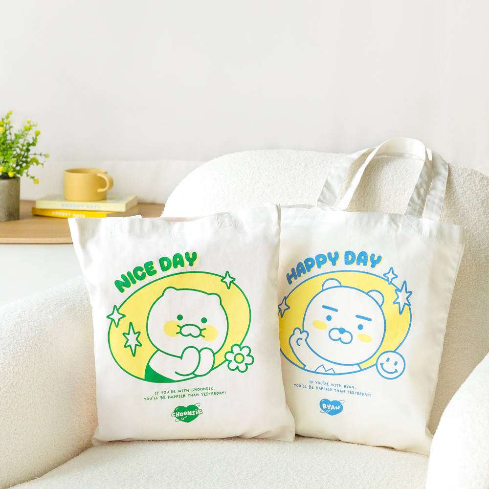 카카오프렌즈 세이치즈 심플 에코백