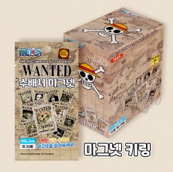 원피스 현상수배서 마그넷 랜덤 키링 2탄 (16개 1세트)